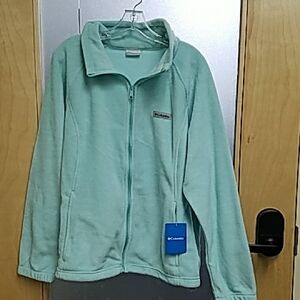 Columbia Mint Green Fleece Jacket